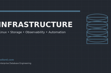 Infrastructure database engineering